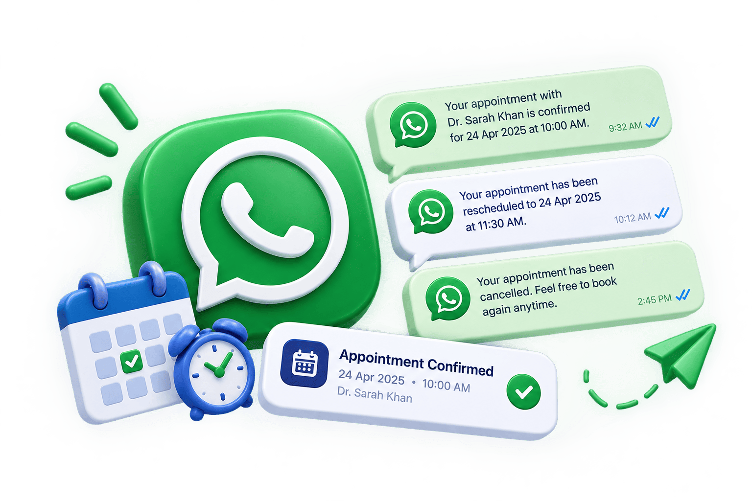 WhatsApp appointment confirmation